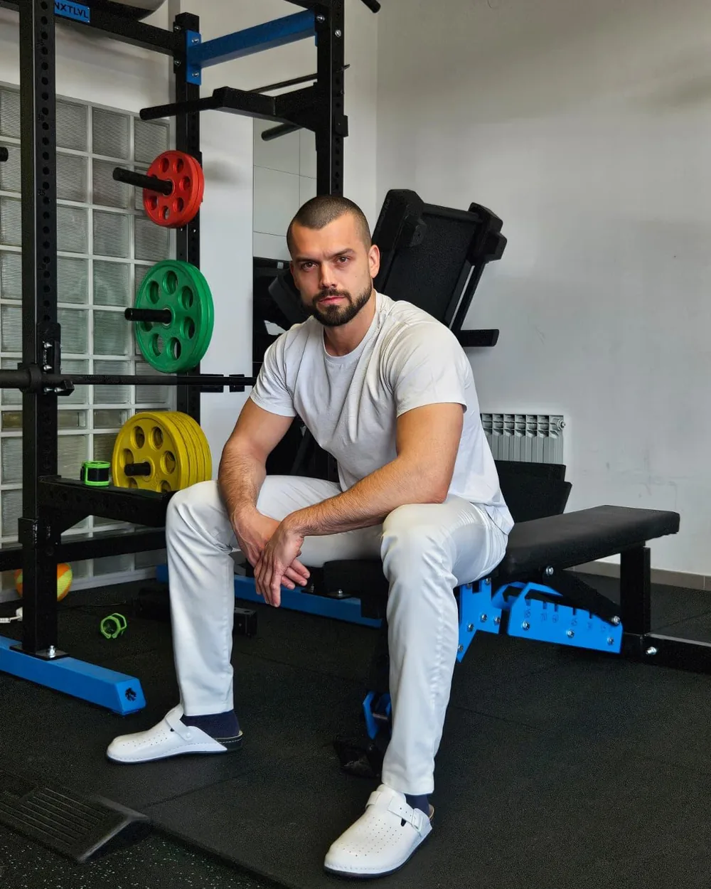 Dominik Zglavnik u teretani FizioFlex